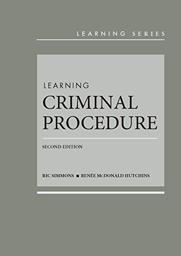 Cover of Learning Criminal Procedure (Learning Series)