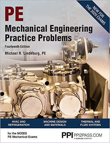 Cover of PPI Mechanical Engineering Practice Problems, 14th Edition (Paperback) – Comprehensive Practice Guide for the NCEES PE Mechanical Exam