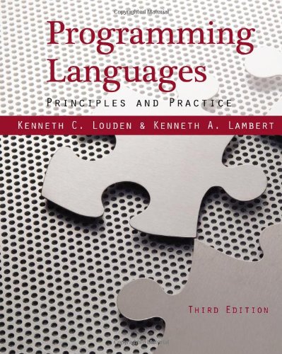 Cover of Programming Languages: Principles and Practices (Advanced Topics)