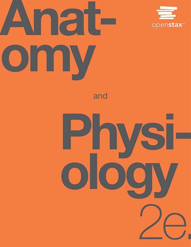 Cover of Anatomy and Physiology 2e by OpenStax (Official Print Version, paperback version, B&W), pack of 1 and 2