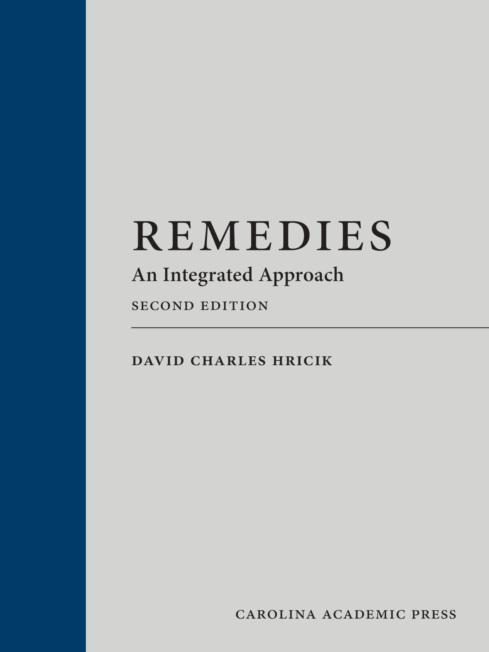 Cover of Remedies: An Integrated Approach