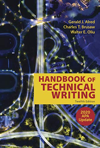 Cover of The Handbook of Technical Writing with 2020 APA Update