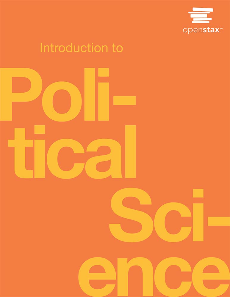 Cover of Introduction to Political Science by OpenStax (Official paperback B&W print version)