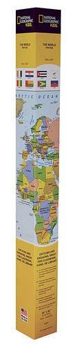 Cover of National Geographic World for Kids Wall Map - Laminated (Poster Size: 36 X 24 In)