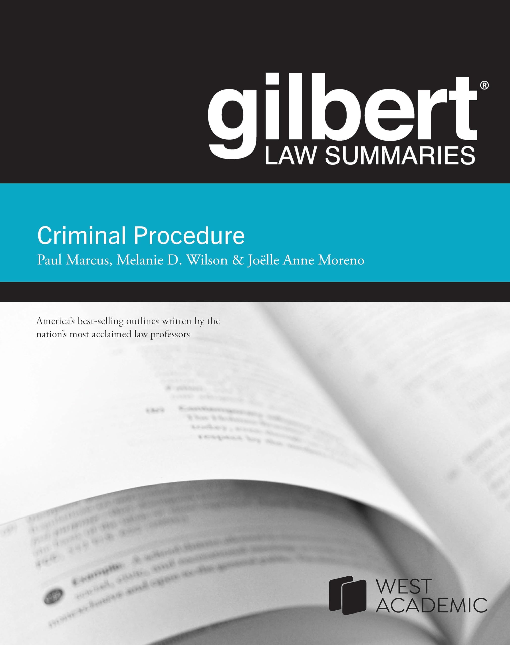 Cover of Gilbert Law Summary on Criminal Procedure