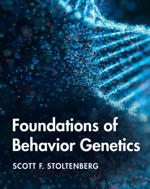 Cover of Foundations of Behavior Genetics