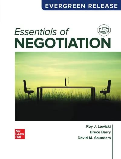 Cover of Loose Leaf for Essentials of Negotiation: 2024 Release