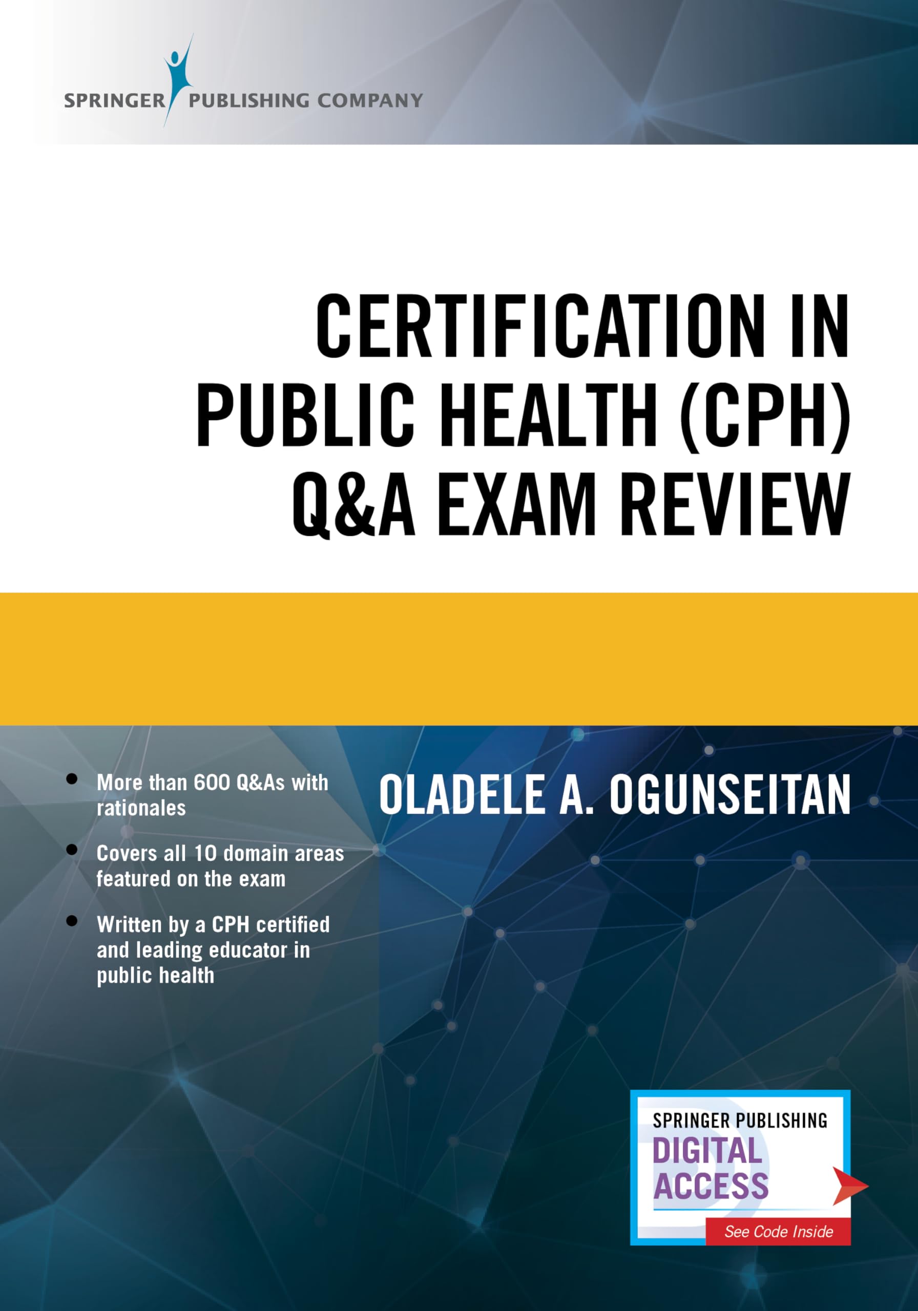 Cover of Certification in Public Health (CPH) Q&A Exam Review – Study Resource Book for Students and Practitioners in Healthcare Management and Health Services