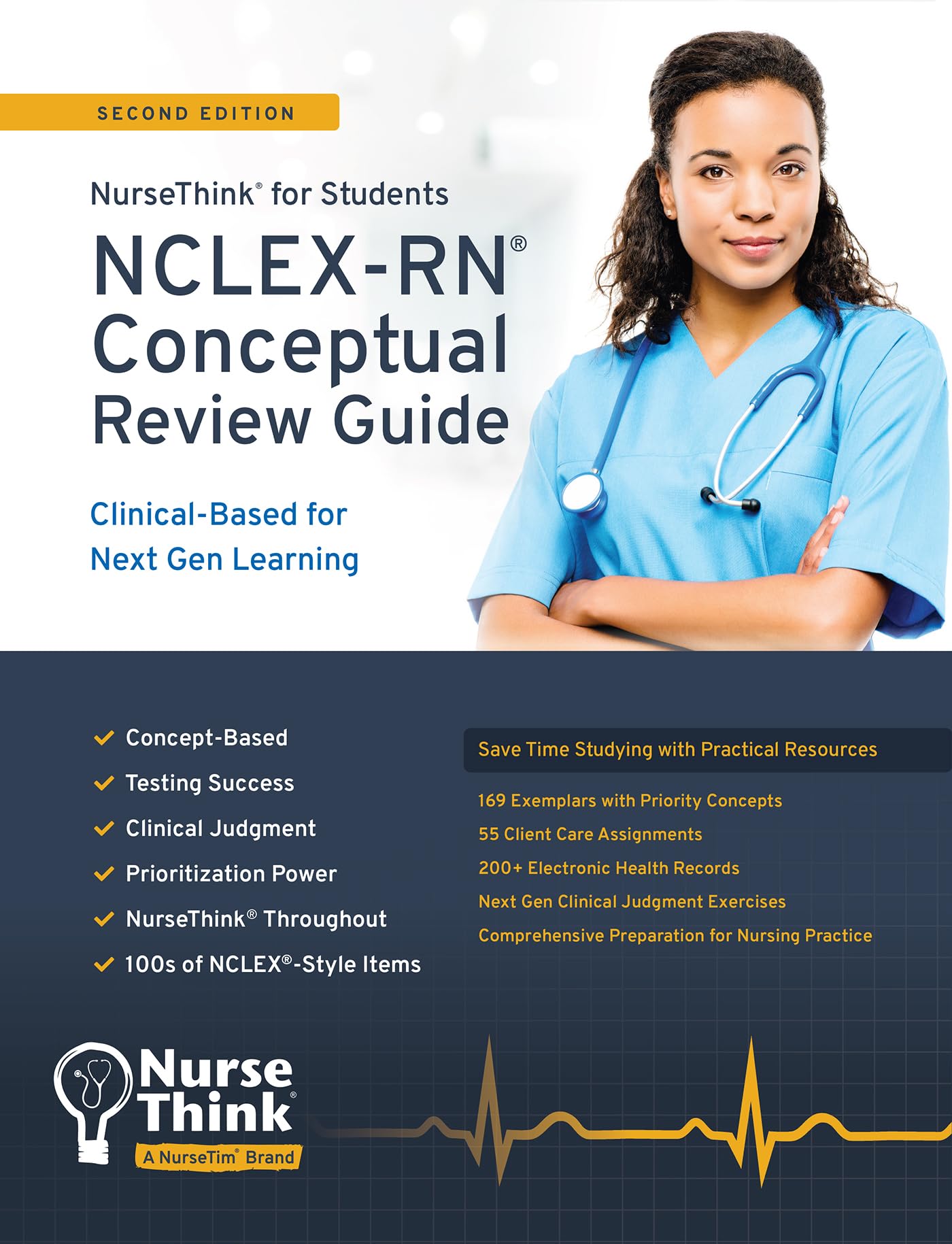 Cover of NCLEX-RN Conceptual Review Guide: Clinical-Based for Next Gen Learning (NT-Books)