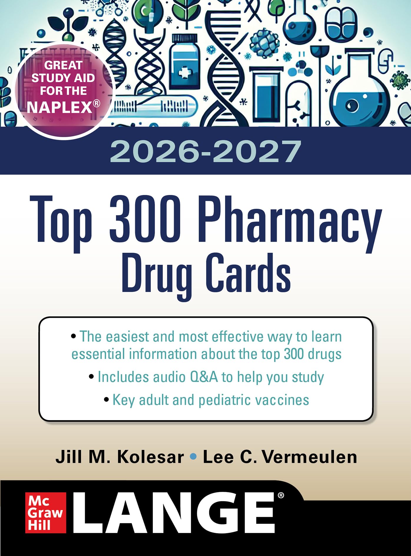 Cover of McGraw Hill's 2026-2027 Top 300 Pharmacy Drug Cards