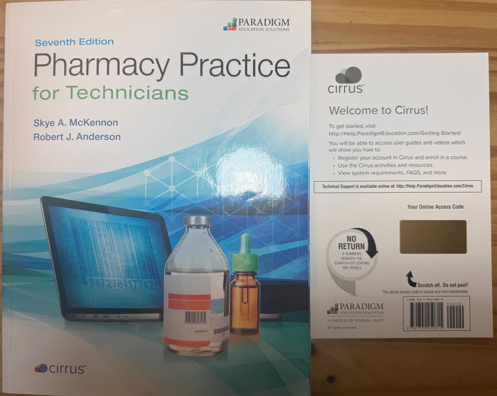 Cover of Pharmacy Practice for Technicians: Text (Pharmacy Technician)
