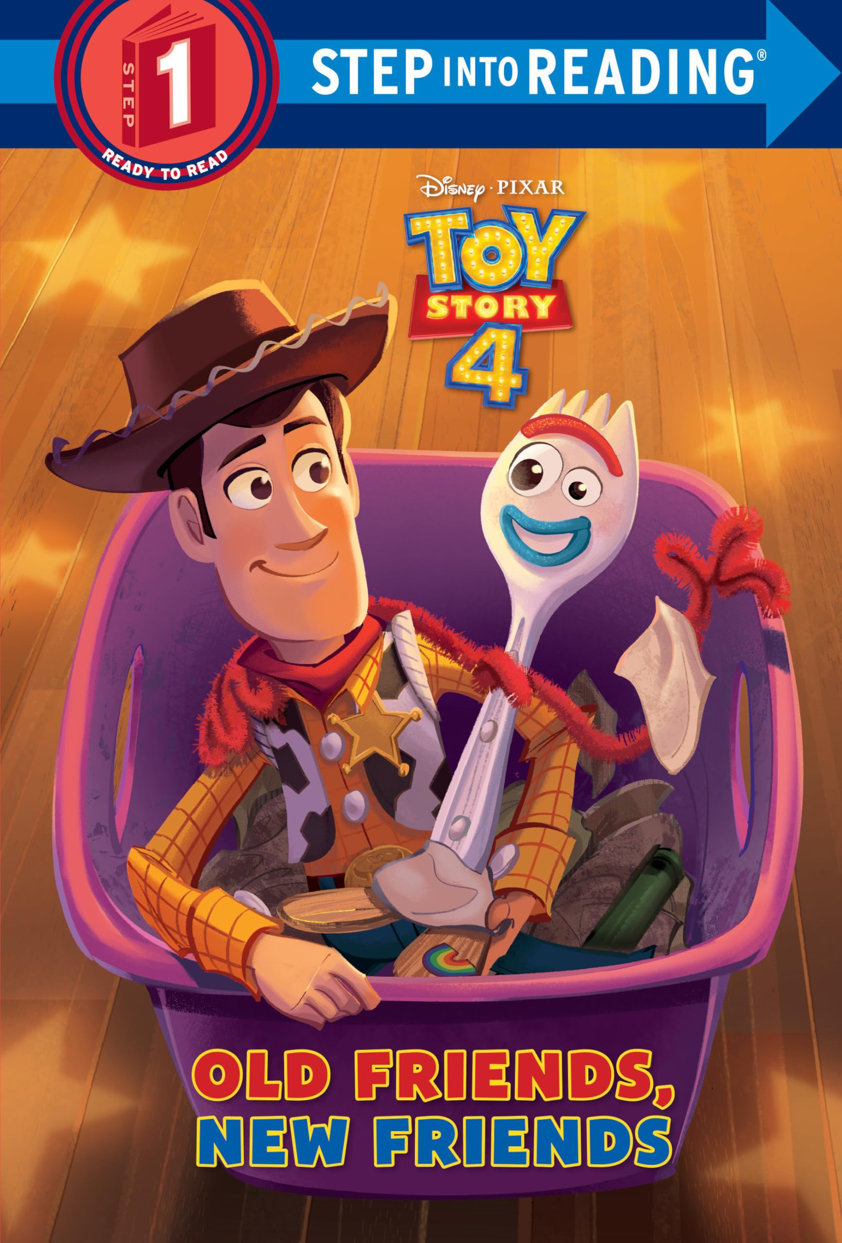 Cover of Old Friends, New Friends (Disney/Pixar Toy Story 4) (Step into Reading)