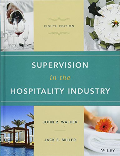 Cover of Supervision in the Hospitality Industry