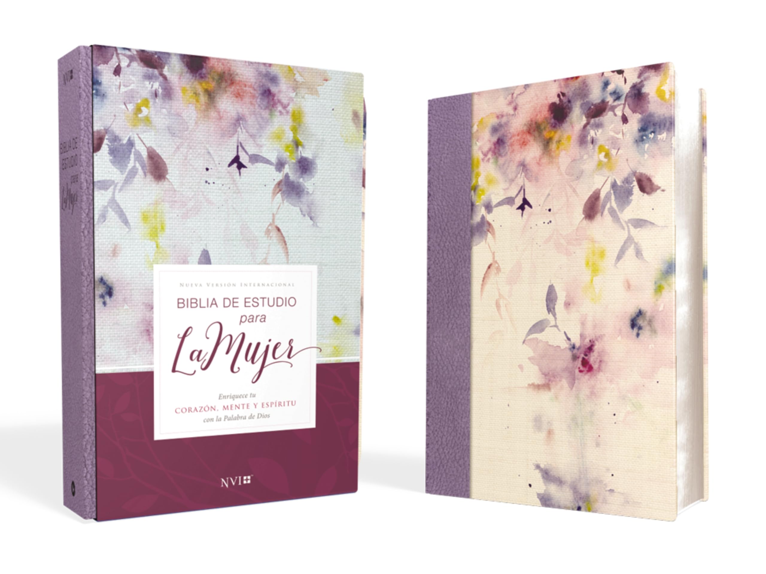 Cover of NVI, Biblia de Estudio para la Mujer NVI, Leathersoft/Tela Lila, Comfort Print (Spanish Edition)