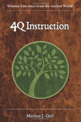 Cover of 4QInstruction (Wisdom Literature from the Ancient World) (Society of Biblical Literature)