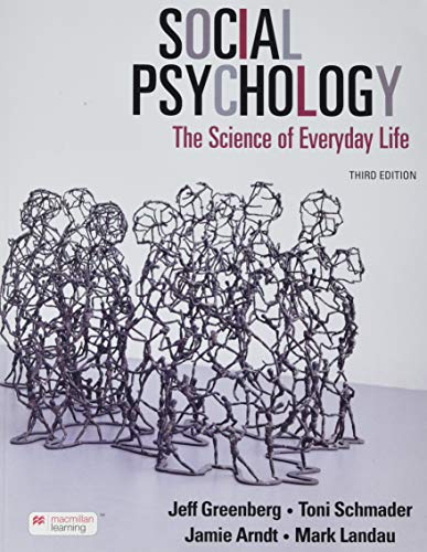 Cover of Social Psychology: The Science of Everyday Life