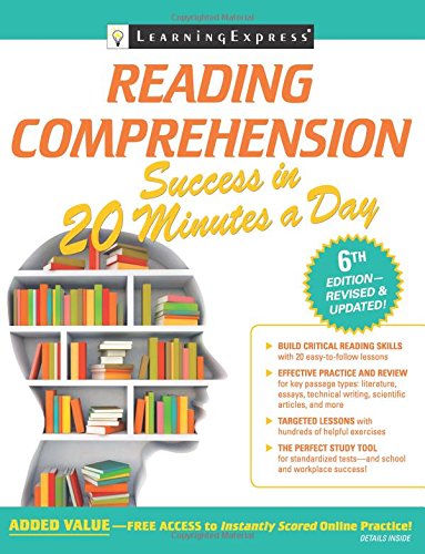 Cover of Reading Comprehension Success in 20 Minutes a Day