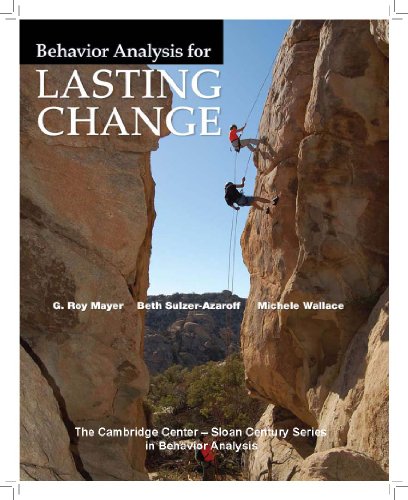 Cover of Behavior Analysis for Lasting Change