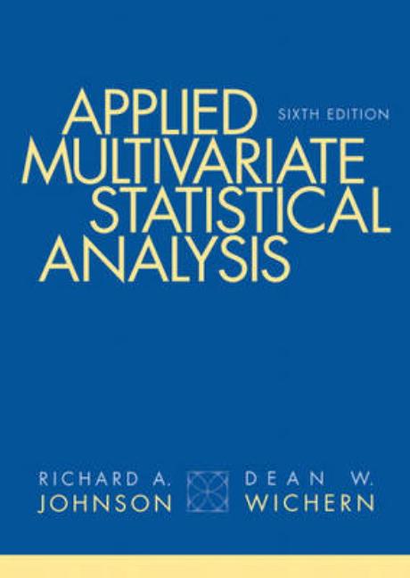 Cover of Applied Multivariate Statistical Analysis (Revised)