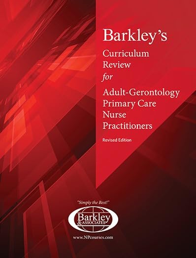 Cover of Barkley's Curriculum Review for Adult–Gerontology Primary Care Nurse Practitioners