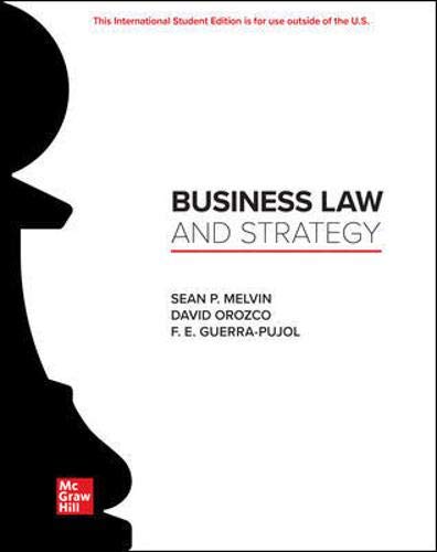 Cover of Business Law and Strategy