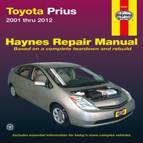 Cover of Toyota Prius 2001 Thru 2012 Haynes Repair Manual