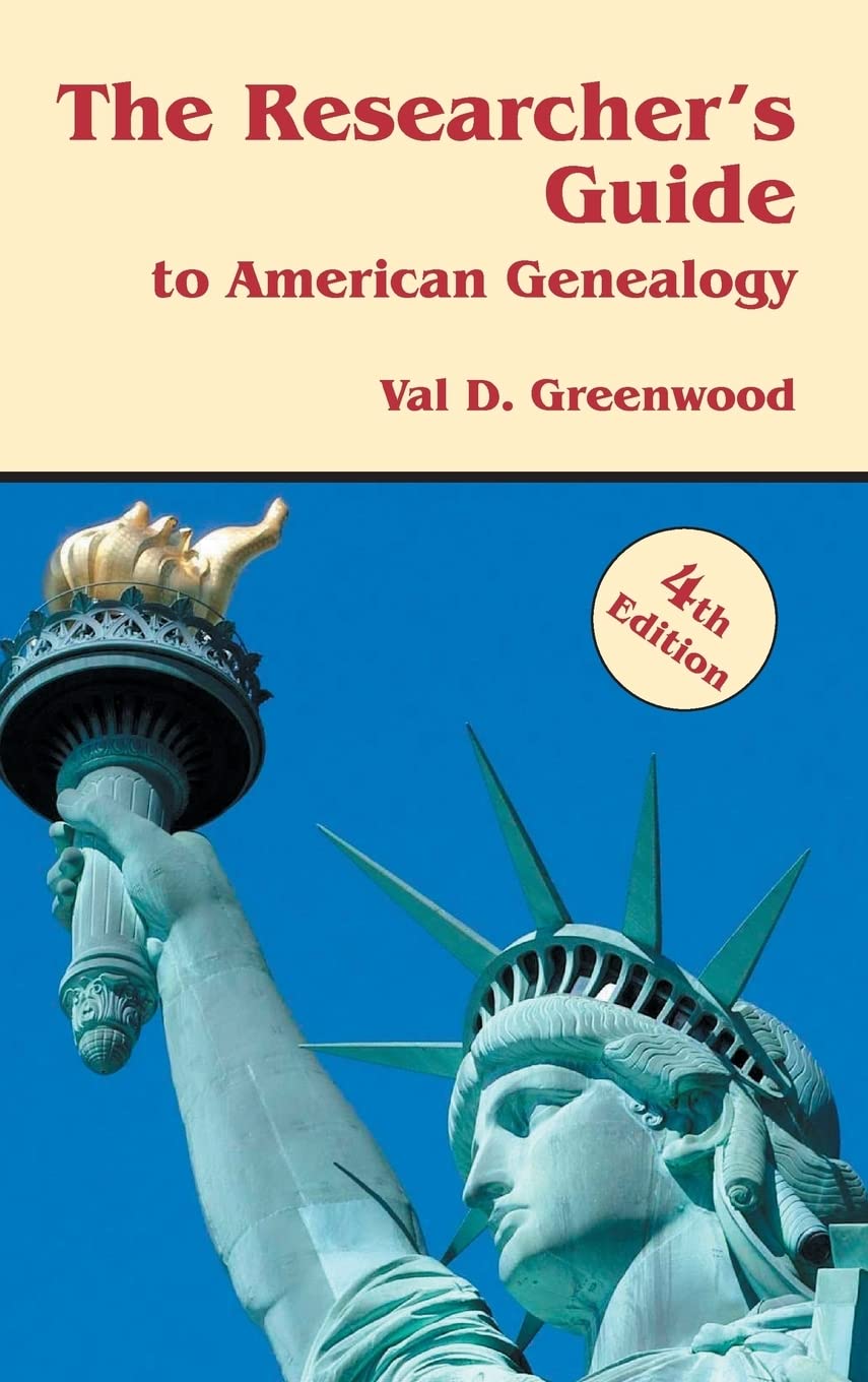 Cover of Researcher's Guide to American Genealogy. 4th Edition