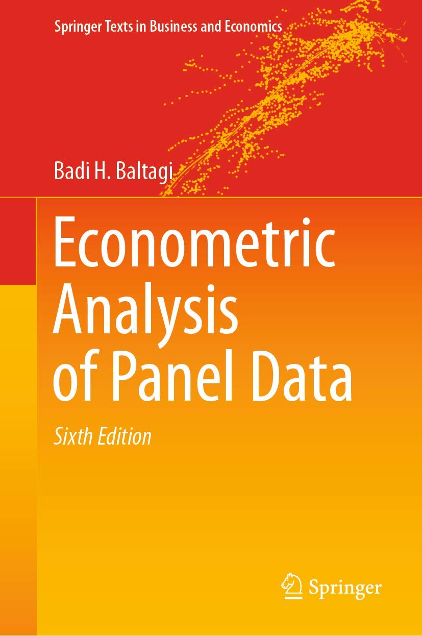 Cover of Econometric Analysis of Panel Data (2021)