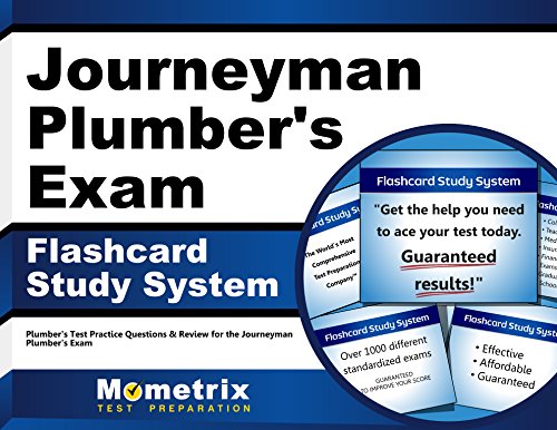 Cover of Journeyman Plumber's Exam Flashcard Study System: Plumber's Test Practice Questions & Review for the Journeyman Plumber's Exam (Cards)