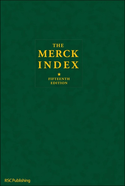 Cover of Merck Index: An Encyclopedia of Chemicals, Drugs, and Biologicals (Fifteenth Edition, New)