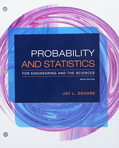 Cover of Probability and Statistics for Engineering and the Sciences, Loose-Leaf Version