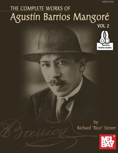 Cover of Complete Works of Agustin Barrios Mangore for Guitar Vol. 2