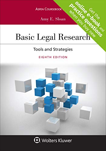 Cover of Basic Legal Research: Tools and Strategies (Aspen Coursebook Series)