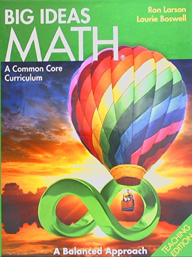 Cover of Big Ideas Math: Common Core Teacher Edition Green 2014