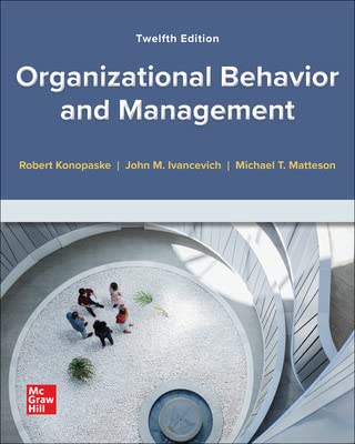 Cover of Loose Leaf for Organizational Behavior and Management