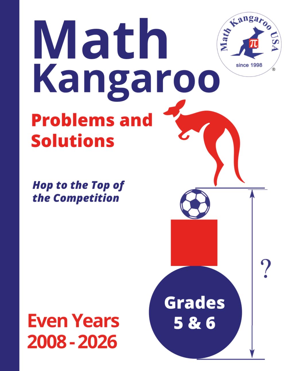 Cover of Math Kangaroo Problems and Solutions - Grades 5 & 6 - Even Years