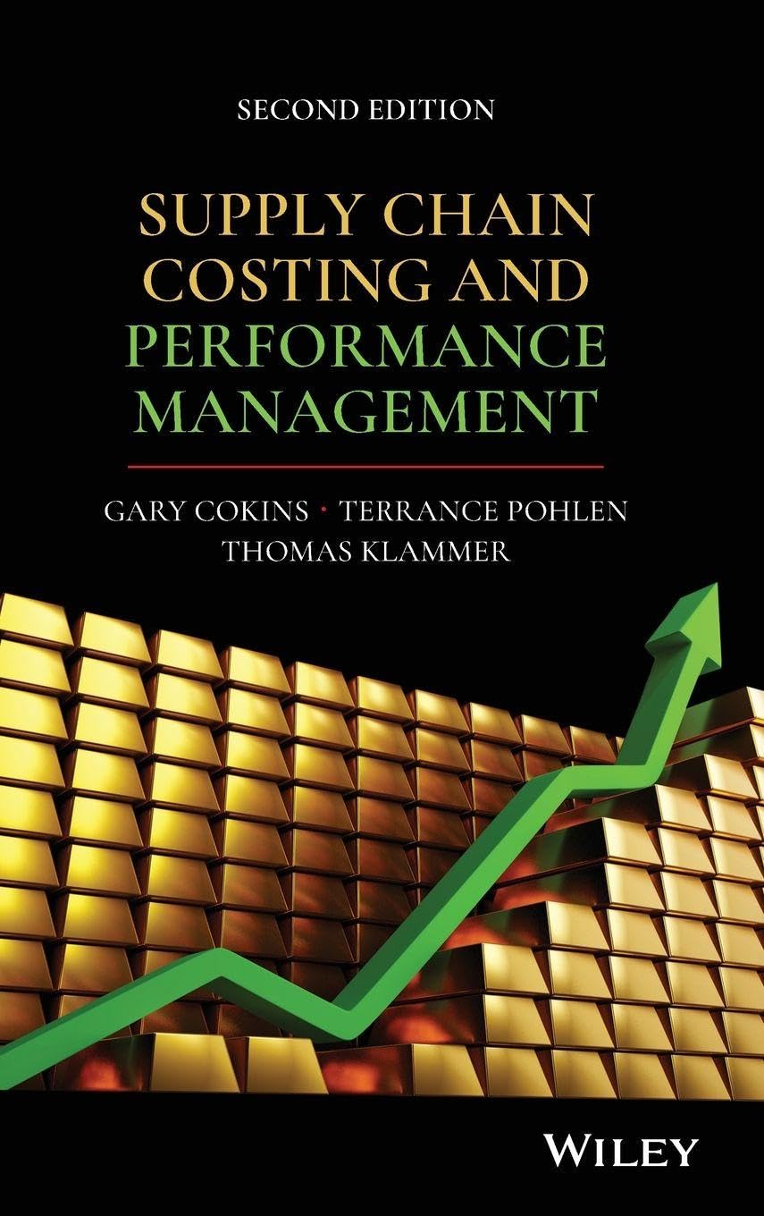 Cover of Supply Chain Costing and Performance Management