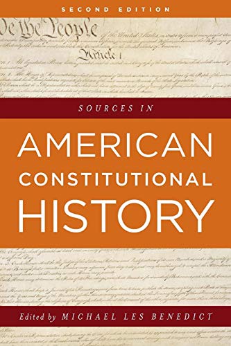 Cover of Sources in American Constitutional History