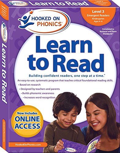 Cover of Hooked on Phonics Learn to Read - Level 3: Emergent Readers (Kindergarten Ages 4-6)