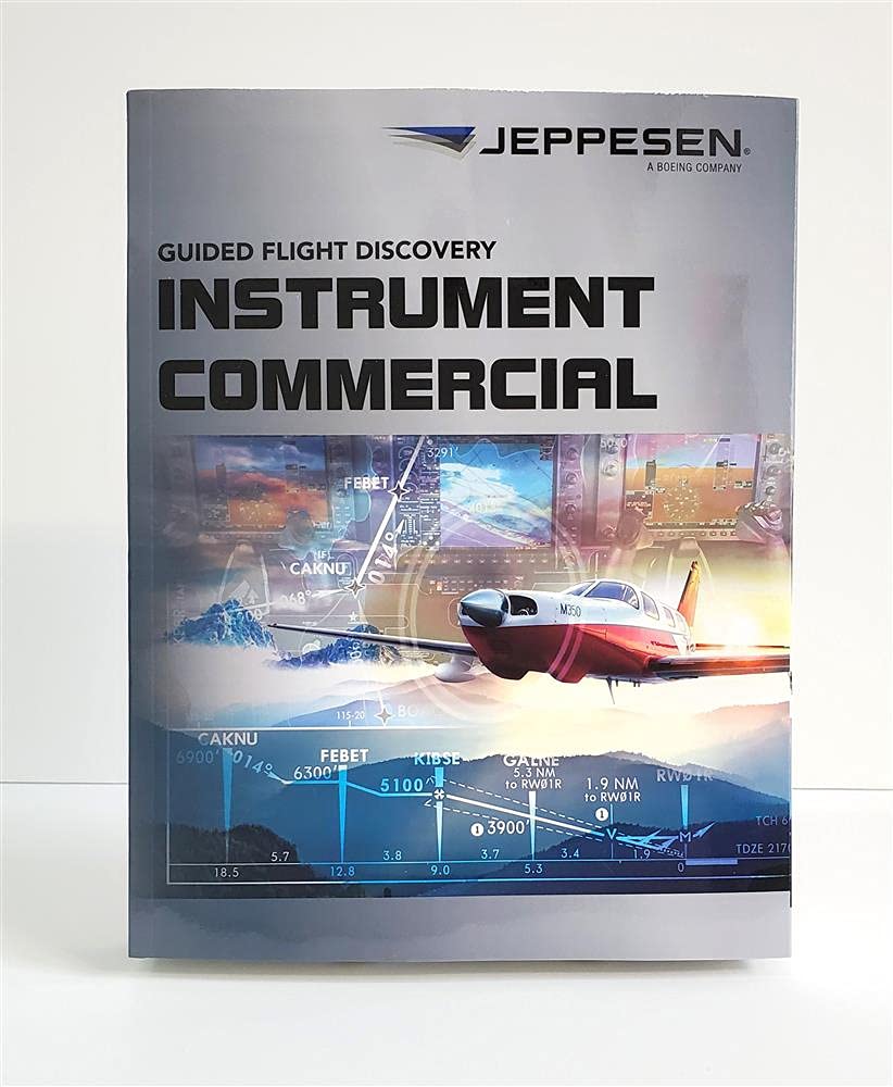 Cover of Instrument/Commercial Textbook Jeppesen Instrument Rating and Commercial Pilot Certificate Textbook