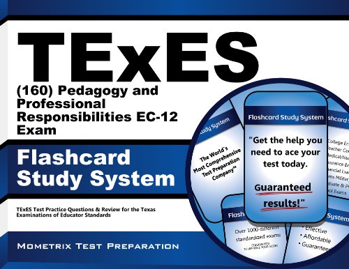 Cover of TExES Pedagogy and Professional Responsibilities EC-12 (160) Flashcard Study System: TExES Test Practice Questions & Review for the Texas Examinations of Educator Standards (Cards)