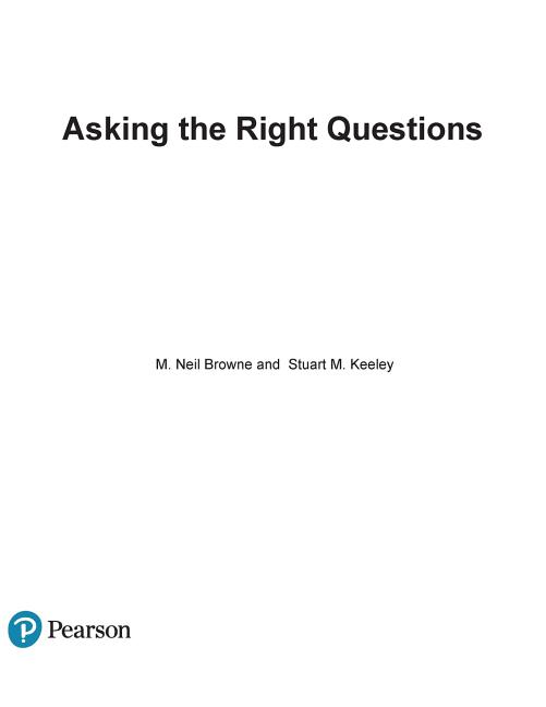Cover of Asking the Right Questions: A Guide to Critical Thinking