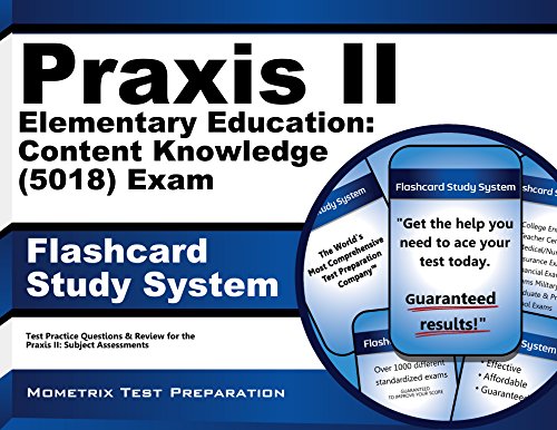 Cover of Praxis II Elementary Education: Content Knowledge (5018) Exam Flashcard Study System: Praxis II Test Practice Questions & Review for the Praxis II: Subject Assessments