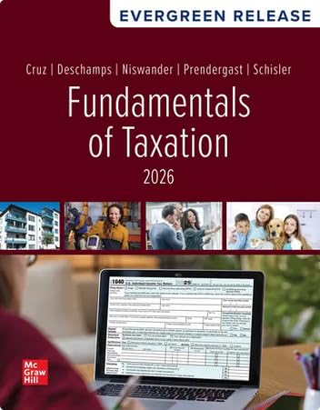 Cover of Loose Leaf for Fundamentals of Taxation 2026: Evergreen Release