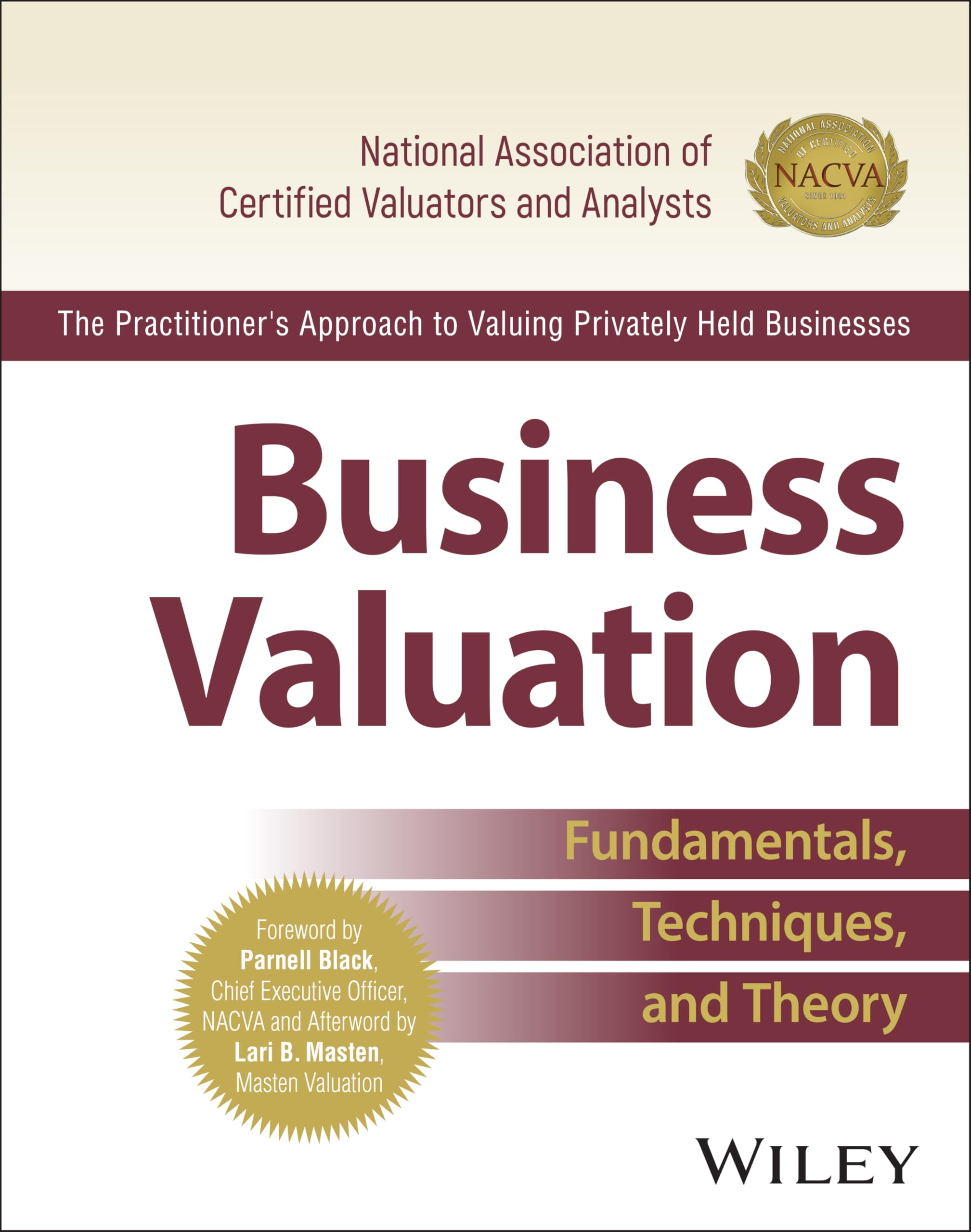 Cover of Business Valuation: Fundamentals, Techniques, and Theory