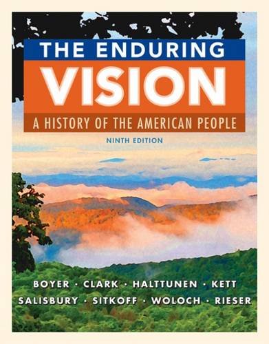 Cover of The Enduring Vision: A History of the American People