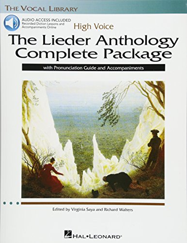 Cover of The Lieder Anthology Complete Package - High Voice: Book/Pronunciation Guide/Accompaniment Online Audio (The Vocal Library)