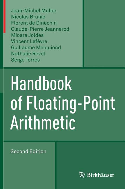 Cover of Handbook of Floating-Point Arithmetic (2018)