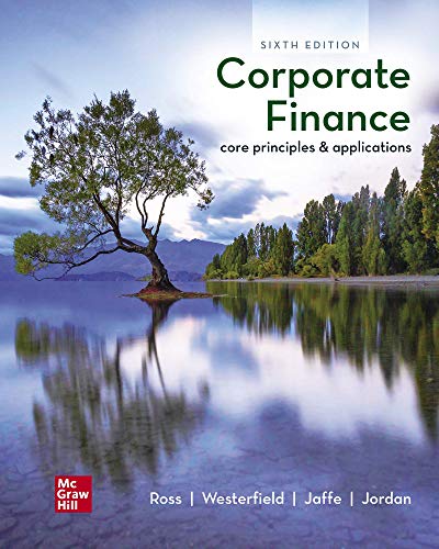 Cover of Loose-Leaf Corporate Finance: Core Principles and Applications