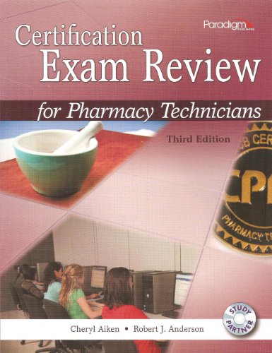 Cover of Certification Exam Review for Pharmacy Technicians, 3rd Edition